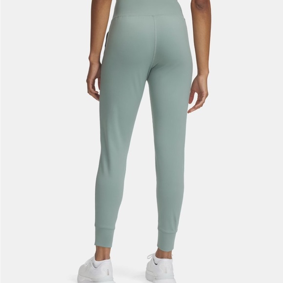 Under Armour Motion Gray/Green 4-Way Stretch Jogger Leggings Women’s L Joggers - Picture 4 of 11